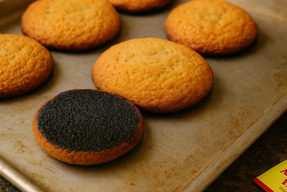 Top 5 Mistakes in Baking and How to Avoid Them 4 - Bisuits burnt bottom - Desi Cooking Academy Bisuits burnt bottom Desi Cooking Academy