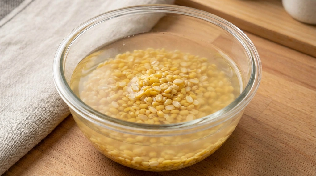 Moong_dal_pakora-moong-dal-soak-in-water