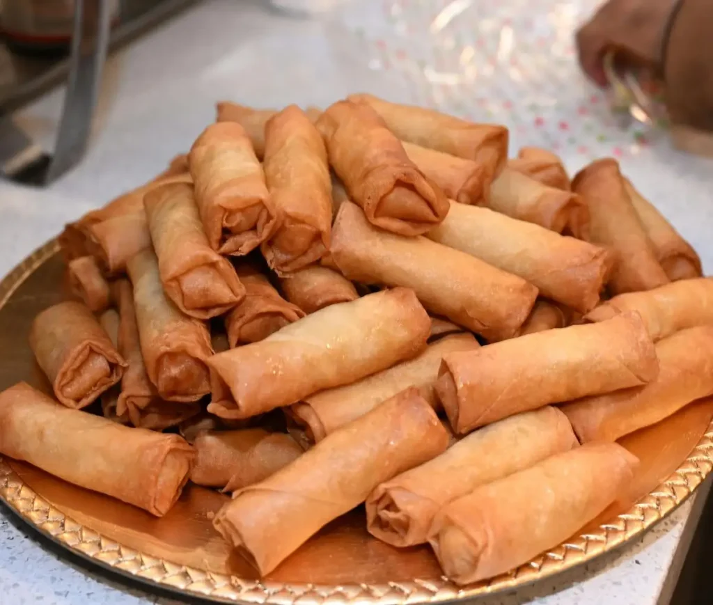 7 Quick Make and Freeze Recipes to Save Time This Ramadan 2026 1 - chicken and cheese spring rolls 1 - Desi Cooking Academy chicken-and-cheese-spring-rolls make and freeze ramadan recipes